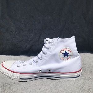 All Star Converse White High Tops Women’s Size 11